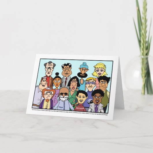 多言語のバースデー・カード! カード (正面)