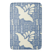 多言語の和平カカスタムラーバスマット バスマット (正面縦)