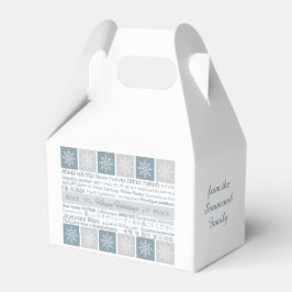 多言語の「ハッピーホリデー」カスタムお気に入り フェイバーボックス