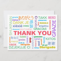 多言語カラフルタイポグラフィフラット