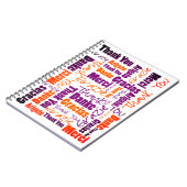 多言語カラフル感謝ジャーナル ノートブック (左側)