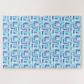 多言語タイポグラフィサンキューブルー ジグソーパズル (横)