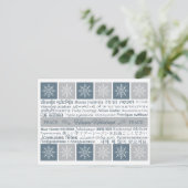 多言語ハッピーホリデイズカード シーズンポストカード (スタンド正面)