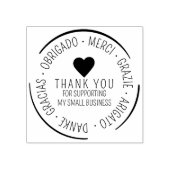 多言語ビジネスをサポートしていただき、ありがとうございます ラバースタンプ (インプリント)