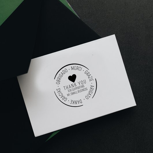 多言語ビジネスをサポートしていただき、ありがとうございます ラバースタンプ