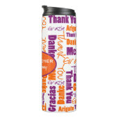 多言語先生の感謝は感謝していしています タンブラー (回転右)