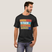 多言語先生ESOL言語学者言語ESL Te Tシャツ (正面フル)
