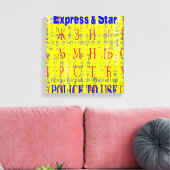 多言語単語 キャンバスプリント (インサイチュ (リビング))