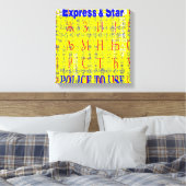 多言語単語 キャンバスプリント (インサイチュ (寝室))