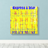 多言語単語 キャンバスプリント (インサイチュ (ウッドフロア))