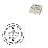 多言語対応モダンのお客様、中小規模企業のお客様 ラバースタンプ (押印)