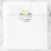 多言語対応 ラウンドシール (バッグ)