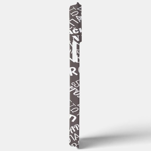 多言語文字iPhoneケースに感謝 Case-Mate iPhoneケース (裏面 / 右)