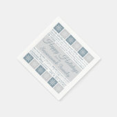 多言語「ハッピーホリデー」カスタム紙ナプキン スタンダードカクテルナプキン (角)