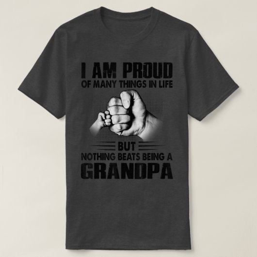 多誇りを持ったくのIm人生なしビートは Tシャツ (デザイン正面)