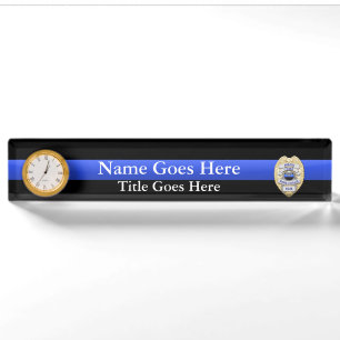 多選択警察署長Badges Eagle Rank Des デスクネームプレート