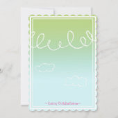 多重化学感度招待状 招待状 (裏面)