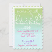 多重化学感度招待状 招待状 (正面)