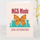 多重化学感度認識度MCSモード カード (黄色い花)