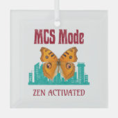 多重化学感度認識度MCSモード ガラスオーナメント (正面)