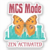 多重化学感度認識度MCSモード シール (正面)