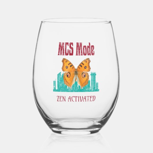 多重化学感度認識度MCSモード ステムなしワイングラス (正面)