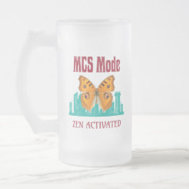 多重化学感度認識度MCSモード フロストグラスビールジョッキ