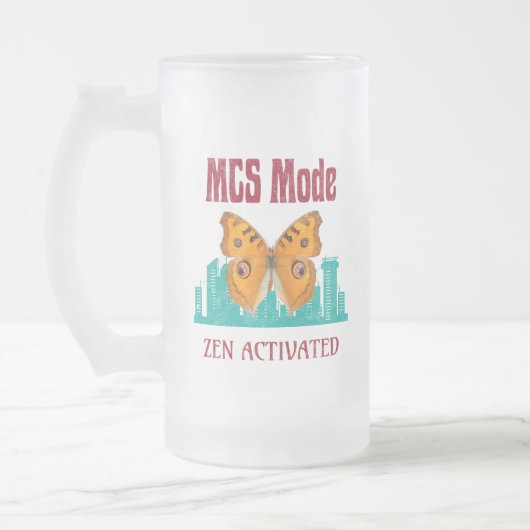 多重化学感度認識度MCSモード フロストグラスビールジョッキ (左)