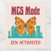 多重化学感度認識度MCSモード ワインラベル (シングルラベル)