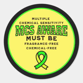 多重化学感度MCS認識度 ラウンドシール