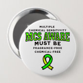 多重化学感度MCS認識度 缶バッジ (正面&裏面)