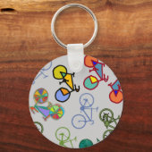 多重自転車 キーホルダー (正面)