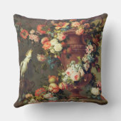 多量のフルーツおよび花 クッション (裏面)