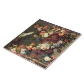 多量のフルーツおよび花 タイル (側面)