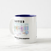 多量の内部の潜在性がほしいと思いました ツートーンマグカップ (正面左)