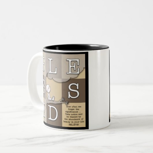 多量の美しい賛美される ツートーンマグカップ (正面左)