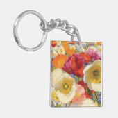 多量の花 キーホルダー (正面左)