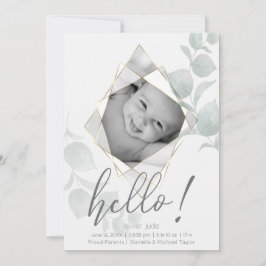 多面フォトフレーム ユーカリの葉 アラバスター 招待状