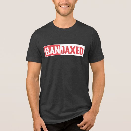 多面体コライダーのポッドキャスト – Banjaxed トライブレンドＴシャツ (正面)