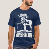 多面体コライダーPodcast - Ramshackle （白） Tシャツ (正面)