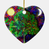 夜および日生命の樹 セラミックオーナメント (裏面)