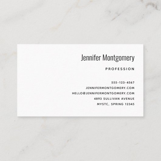 夜お洒落の大月の風景 名刺 (裏面)