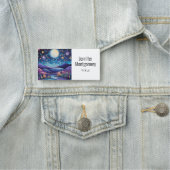 夜お洒落の大月の風景 名札 (インサイチュ)