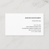 夜お洒落の山木風景 名刺 (裏面)