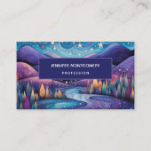 夜お洒落の山木風景 名刺 (正面)