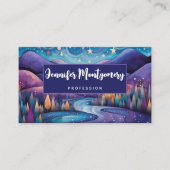 夜お洒落の山木風景 名刺 (正面)