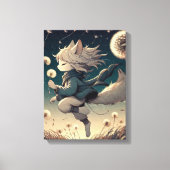 夜お洒落放浪 キャンバスプリント (正面)