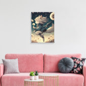 夜お洒落放浪 キャンバスプリント (インサイチュ (リビング))