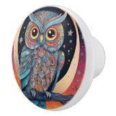 夜お洒落梟 セラミックノブ (右)