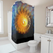 夜から昼まで…... シャワーカーテン (インサイチュ)